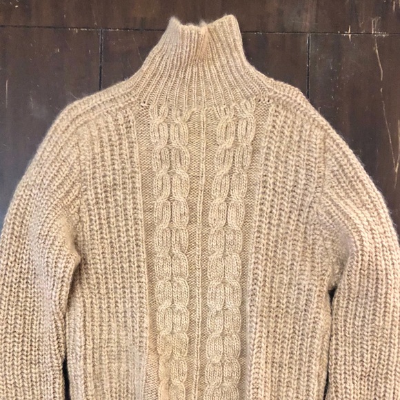 Sweaters - Vintage caramel cord turtleneck | MED